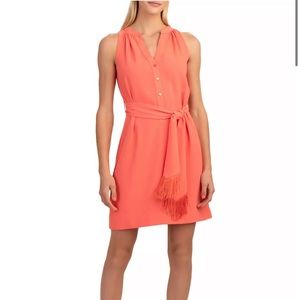 Anemones Sleeveless V-Neck Dress